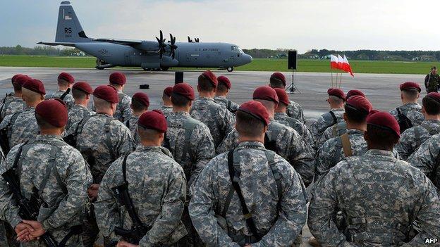 США перебросили в Польшу первый военный контингент