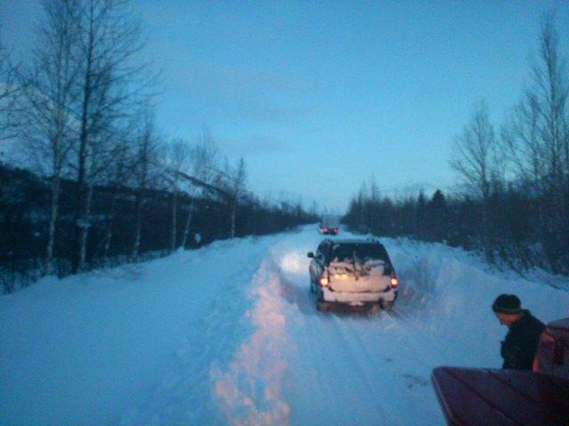 Російські снігопади призвели до рекордних заторів на дорогах (ФОТО)