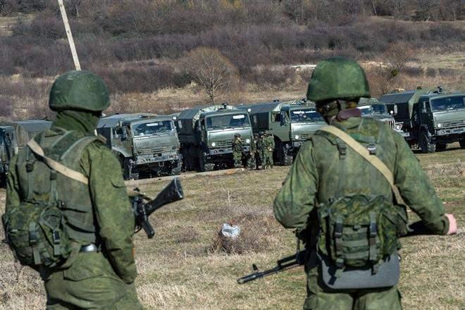 К границе с Украиной стянуты около 18 тыс. российских военных (ИНФОГРАФИКА)