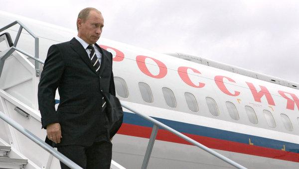 Путин прилетел в Крым на празднование Дня Победы в Севастополе