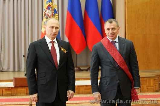 Путин отблагодарил лидеров крымских сепаратистов