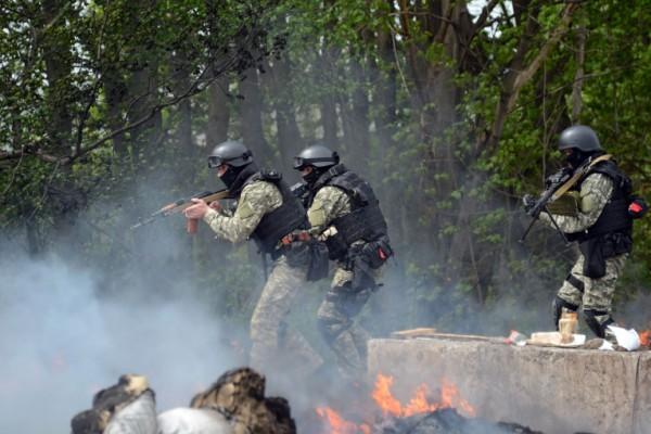 Обстрел сил АТО в Славянске: один боец погиб, двое ранены