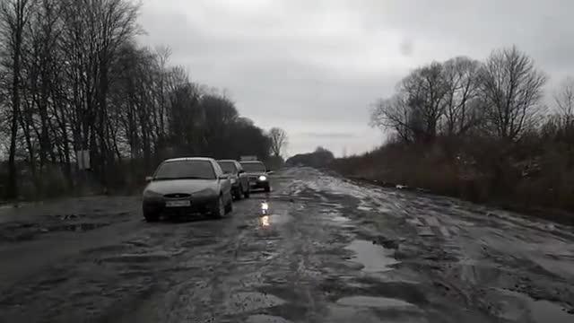 Движение на участке дороги Львов-Тернополь временно ограничено