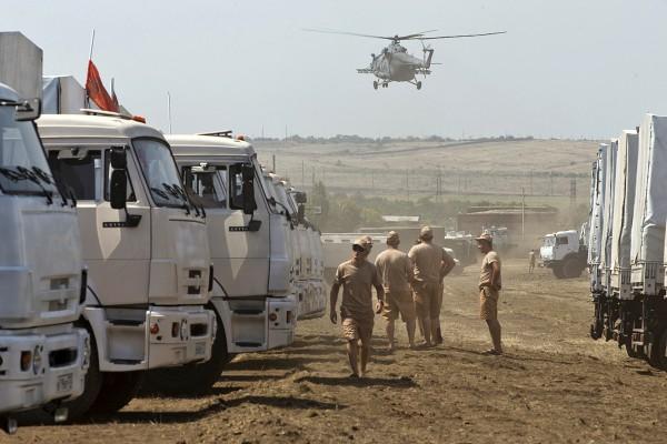 Красный Крест насчитал 262 грузовика с российской помощью, много полупустых (ФОТО)