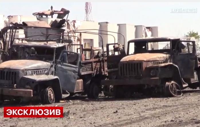Российские журналисты показали кадры разгромленного Луганского аэропорта. ВИДЕО