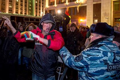 У Москві на Манежній площі сталася бійка: затримано понад 170 осіб