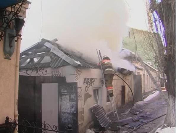 В центре Киева потушили пожар (ФОТО)
