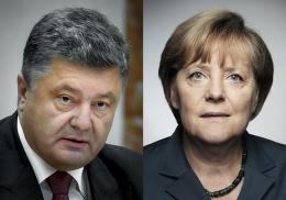 Порошенко и Меркель ожидают новую встречу министров в «нормандском формате»