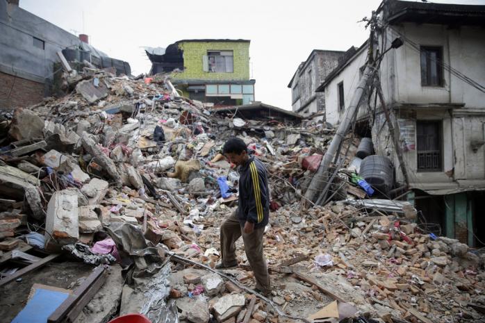 Кількість жертв землетрусу в Непалі зросла до 3617 осіб