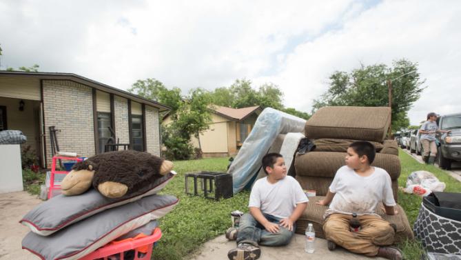 Повінь у Техасі зруйнувала багато будинків. Фото АР
