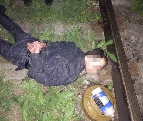 У Харкові затриманий диверсант з ДНР, який намагався підірвати залізницю (ВІДЕО)