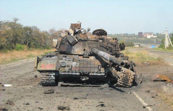 В Донецкой области уничтожены 6 боевиков и танк