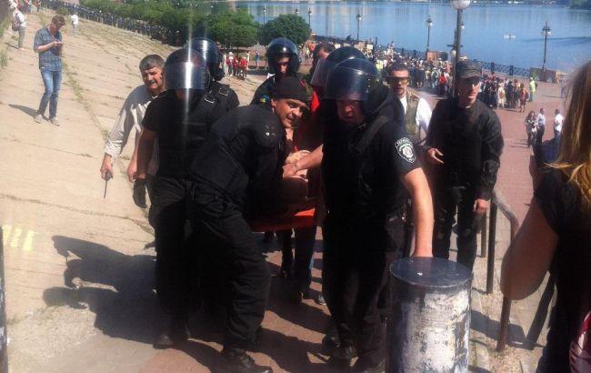 У Києві на гей-параді поранені п’ятеро міліціонерів