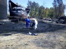 На нефтебазе в Киевской области горят остатки бензина