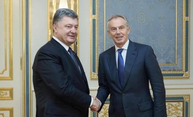 Порошенко пригласил Блэра помочь в реформировании Украины