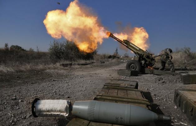 Боевики продолжают обстрелы из тяжелой артиллерии — штаб АТО