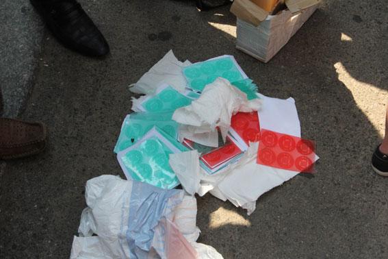 В Чернигове милиция изъяла фальшивые печати избирательных комиссий (ФОТО)