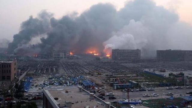 Взрыв в Китае: погибли по меньшей мере 44 человека, 250 ранены