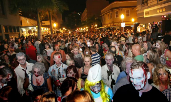Во Флориде прошел фестиваль зомби, есть жертвы