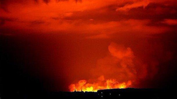 В Сватово продолжается пожар на военном складе — штаб АТО