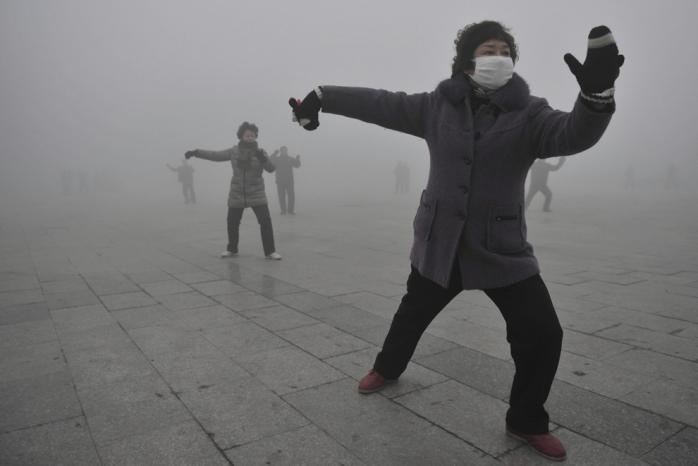 В Китае фиксируют рекордный уровень загрязнения воздуха