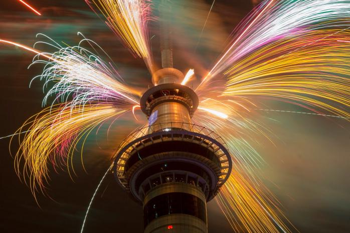 Новая Зеландия первой встретила Новый год (ФОТО, ВИДЕО)