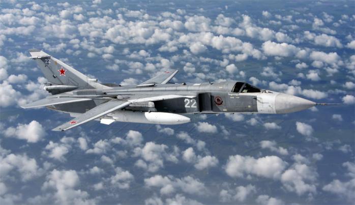 На границе с Крымом зафиксирован полет российского Су-24