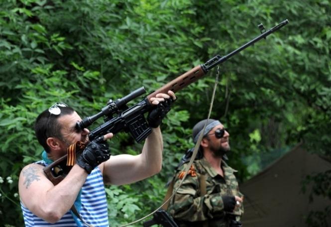 Под Донецком наблюдатели ОБСЕ зафиксировали снайперов боевиков
