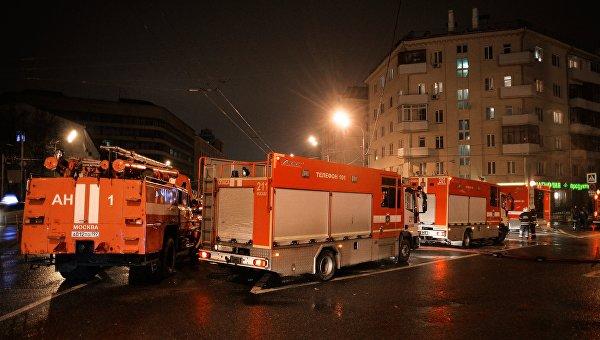 Пожар в Москве: 11 человек погибло