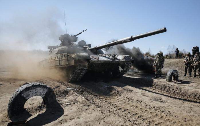 Боевики использовали танк для обстрела позиций ВСУ в районе Авдеевки
