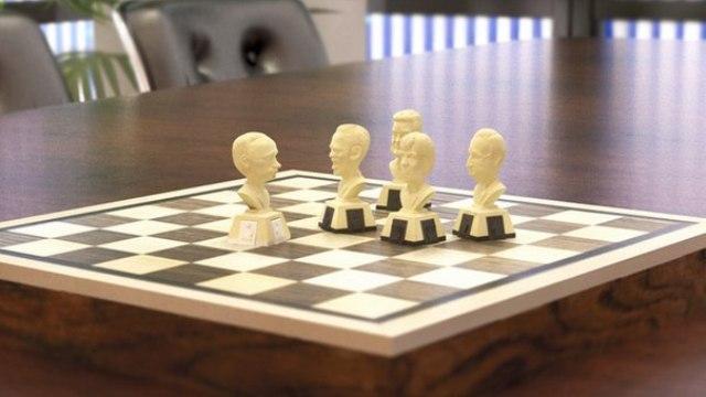 В России выпустили шахматы с мировыми политиками (ФОТО)
