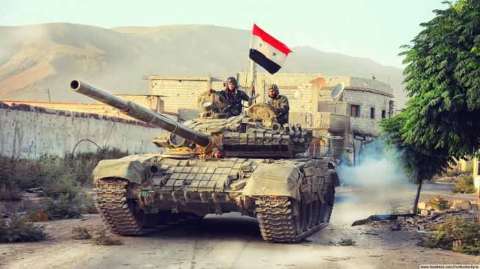 Сирийская армия начала наступление на Эль-Карьятейн