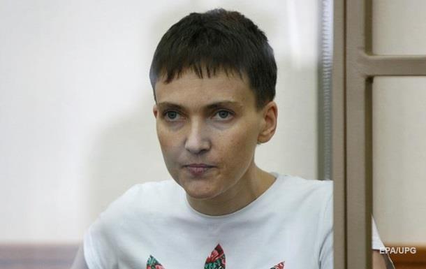 Савченко відновила голодування і не збирається подавати апеляцію