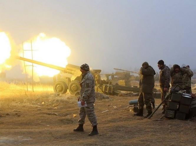 Ответный огонь украинских сил останавливает атаки боевиков — штаб АТО
