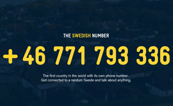 Швеция первой в мире завела телефонный номер для страны