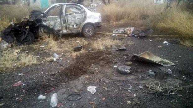 На КПП «Новотроїцьке» підірвалися дві машини, четверо загиблих