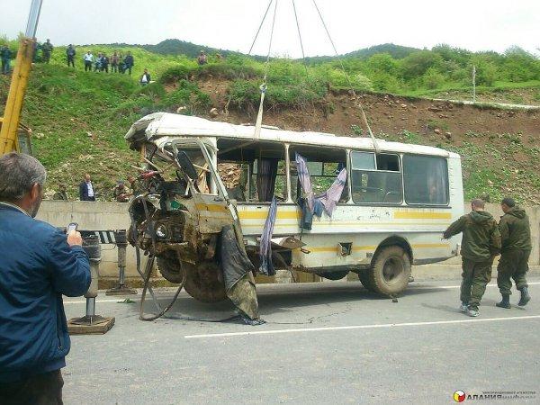 В Южной Осетии разбился автобус с российскими офицерами, шестеро погибших