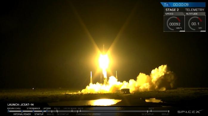 Falcon 9 вивела на орбіту супутник Таїланду та повернулась на морську платформу (ВІДЕО)