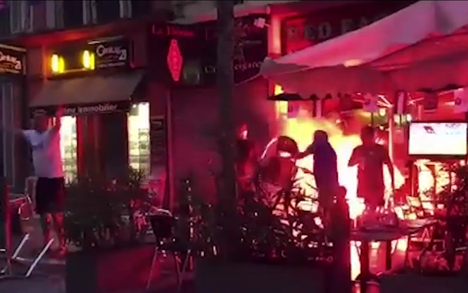 Английские фанаты устроили беспорядки в Марселе (ФОТО, ВИДЕО)