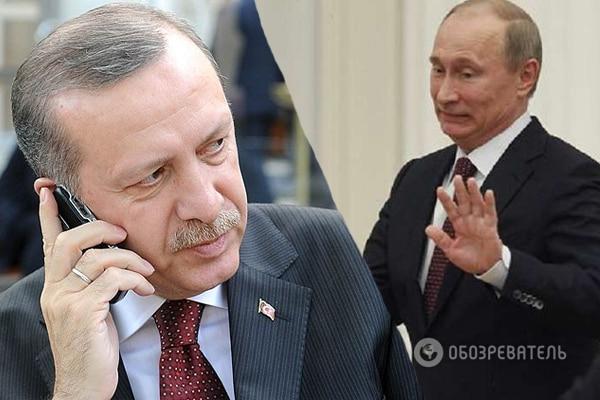 У Кремлі заявляють про дружнє послання Ердогана Путіну
