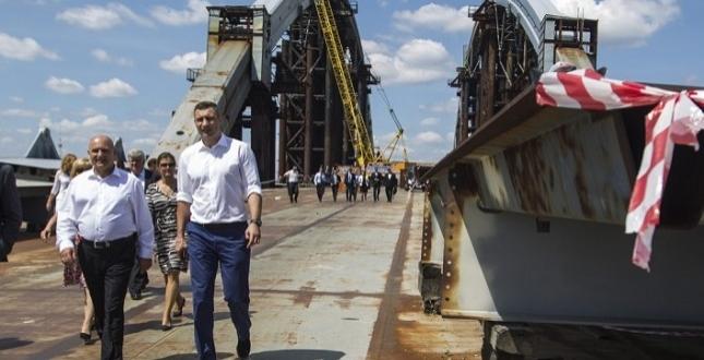 Германия заинтересовалась достройкой столичного Подольского моста