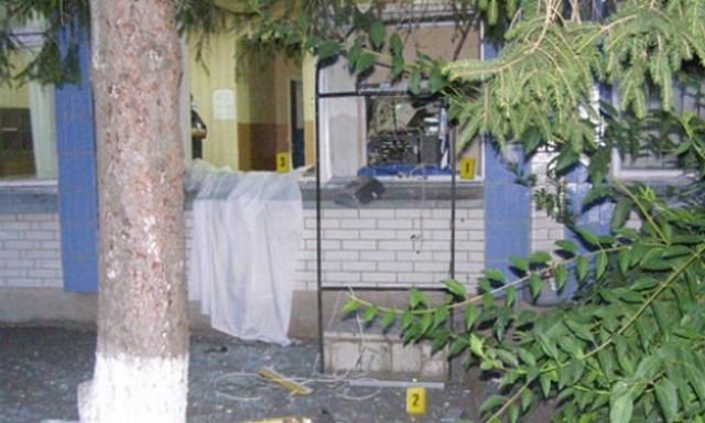 На Полтавщине взорвали банкомат в здании сельсовета (ФОТО)