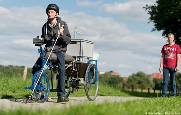 В Германии появился велосипед для слепых (ФОТО)