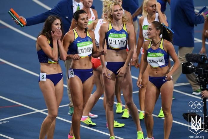 Украина заняла пятое место в женской эстафете на Олимпиаде в Рио