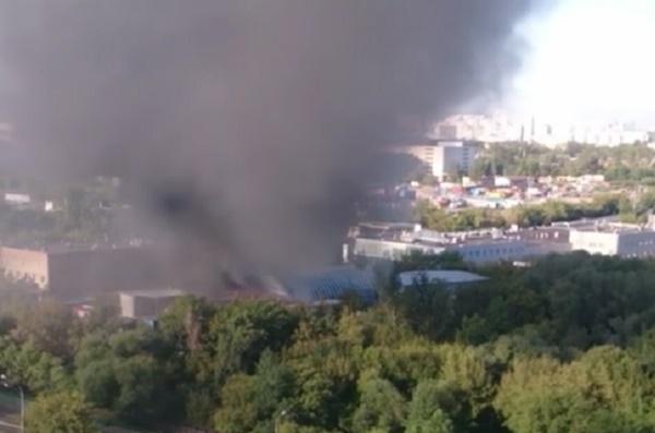В Москве при пожаре на складе типографии погибли 17 гастарбайтеров (ФОТО)