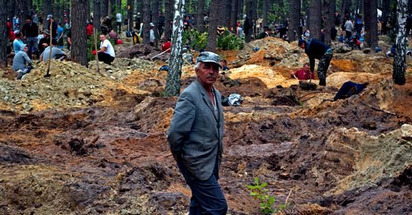 Погранслужба сняла с воздуха места незаконной рубки леса и добычи янтаря (ВИДЕО)