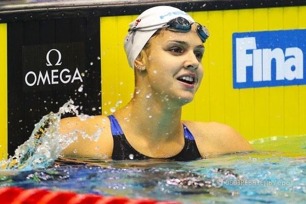 Гимн Украины дважды звучал в Москве: Зевина снова взяла золото на этапе Кубка мира по плаванию