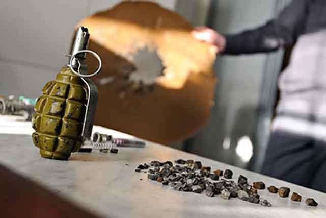 В Сумской области возле военкомата взорвали гранату