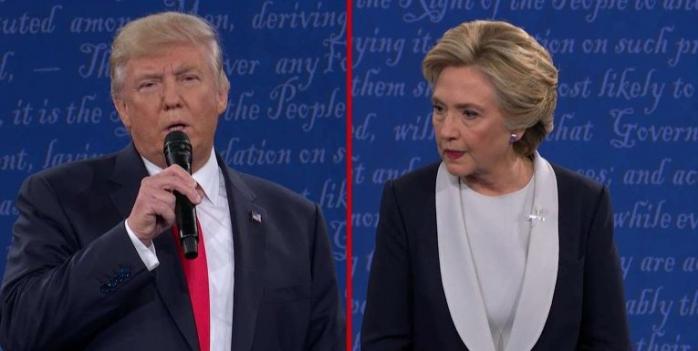 В США состоялся второй раунд предвыборных дебатов между Клинтон и Трампом (ВИДЕО)