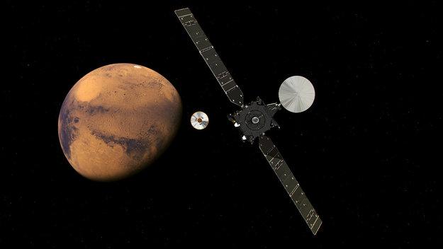Миссия «Экзомарс»: приземление зонда «Скиапарелли» на Марс (ТРАНСЛЯЦИЯ)